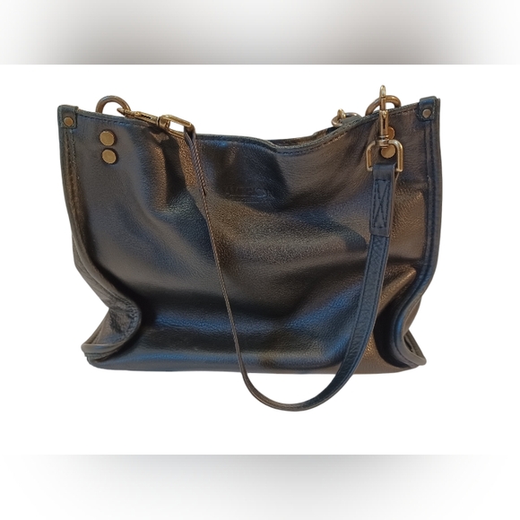 American Leather Company Black Satchel Purse - Picture 4 of 15